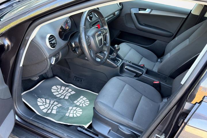 Sort Audi A3 fra 2012