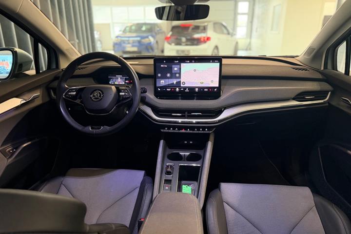 Turquoise Skoda Enyaq fra 2021
