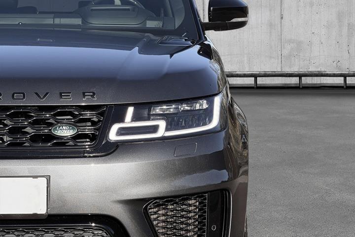 Grå Land Rover Range Rover sport fra 2019
