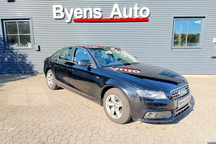 Sort Audi A4 fra 2010