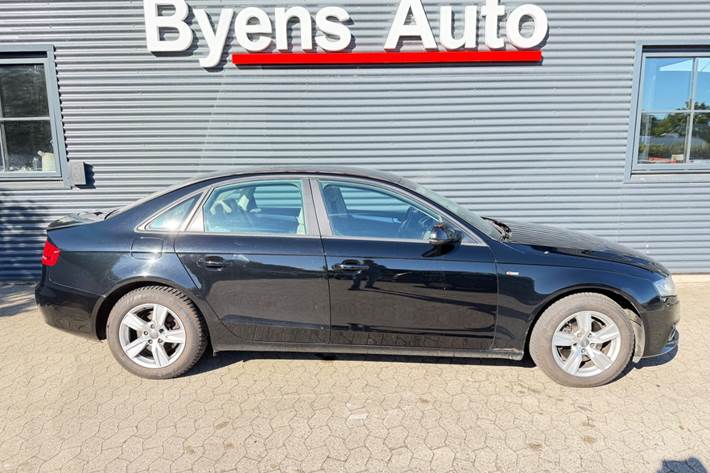 Sort Audi A4 fra 2010