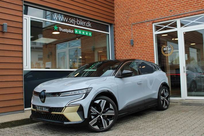 Grå Renault Megane E-Tech fra 2024