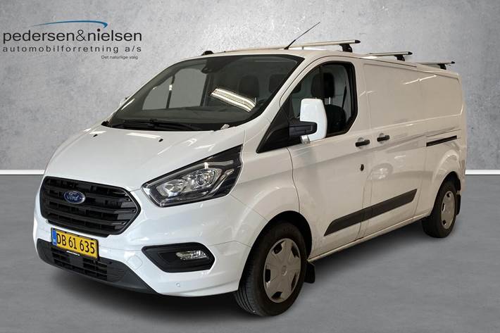 Hvid Ford Transit Custom fra 2021