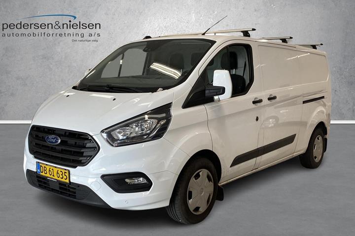 Hvid Ford Transit Custom fra 2021