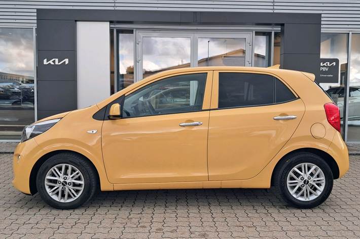 Gul Kia Picanto fra 2022