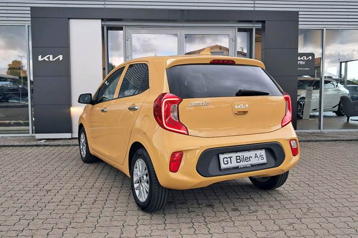 Gul Kia Picanto fra 2022