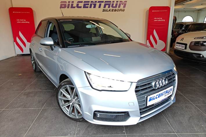 Sølv Audi A1 fra 2016