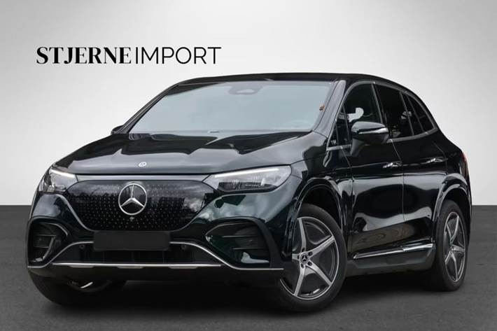 Grøn Mercedes EQE300 SUV fra 2025