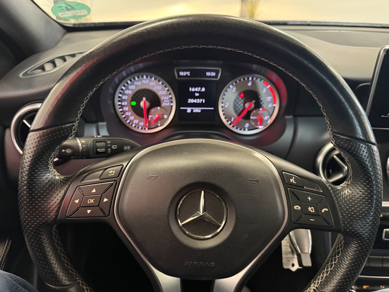 Sort Mercedes A200 fra 2013