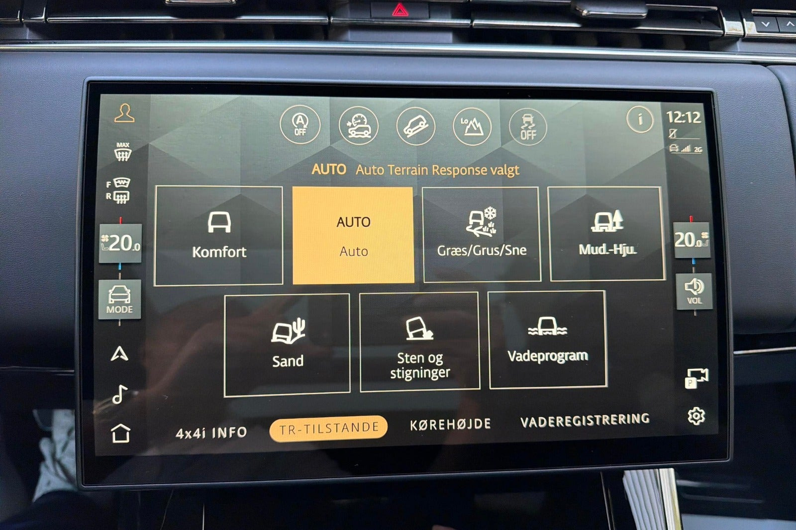Sort Land Rover Range Rover sport fra 2025