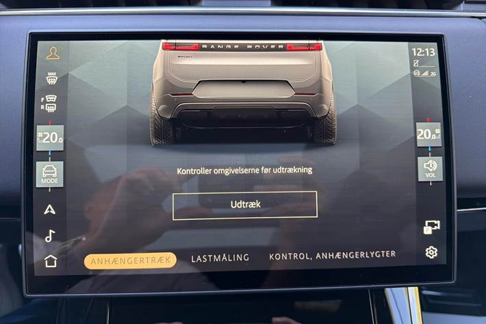 Sort Land Rover Range Rover sport fra 2025