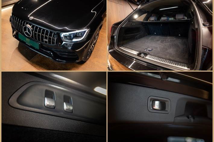 Sort Mercedes GLC43 fra 2019