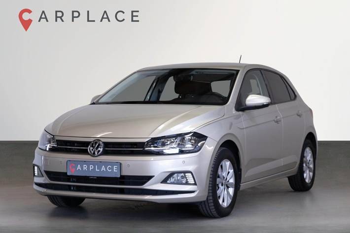 Orange VW Polo fra 2019