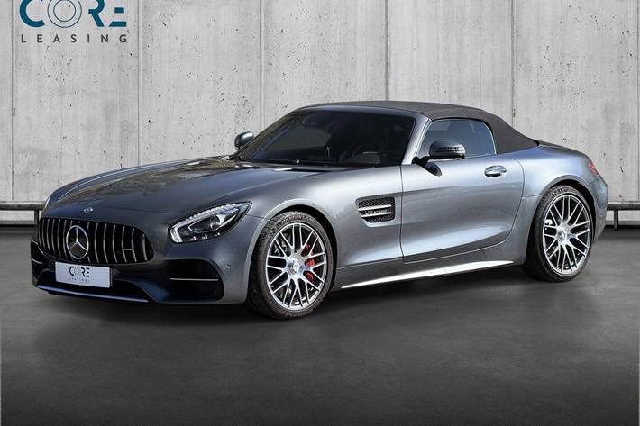 Grå Mercedes AMG GT C fra 2019