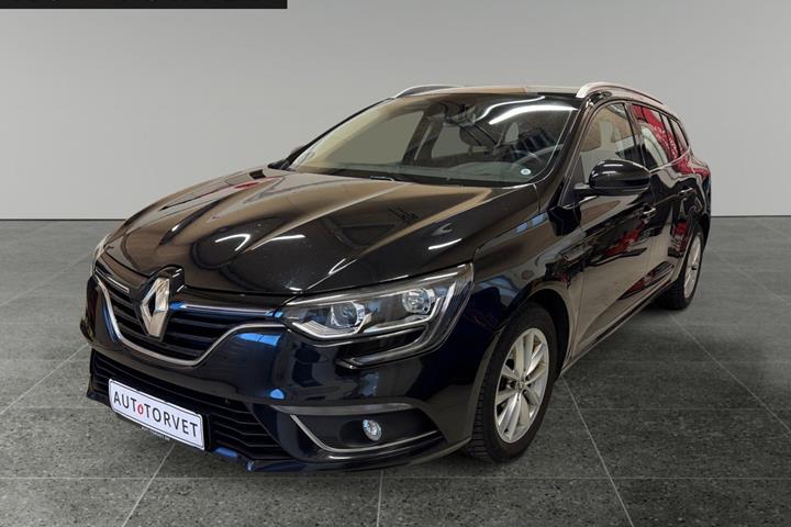 Sort Renault Megane IV fra 2017 set udefra