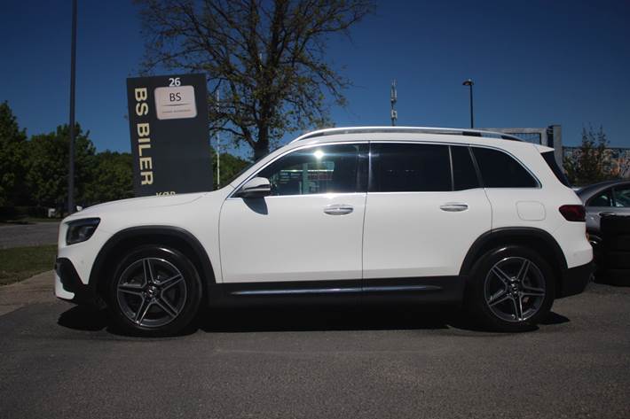 Hvid Mercedes GLB200 fra 2020