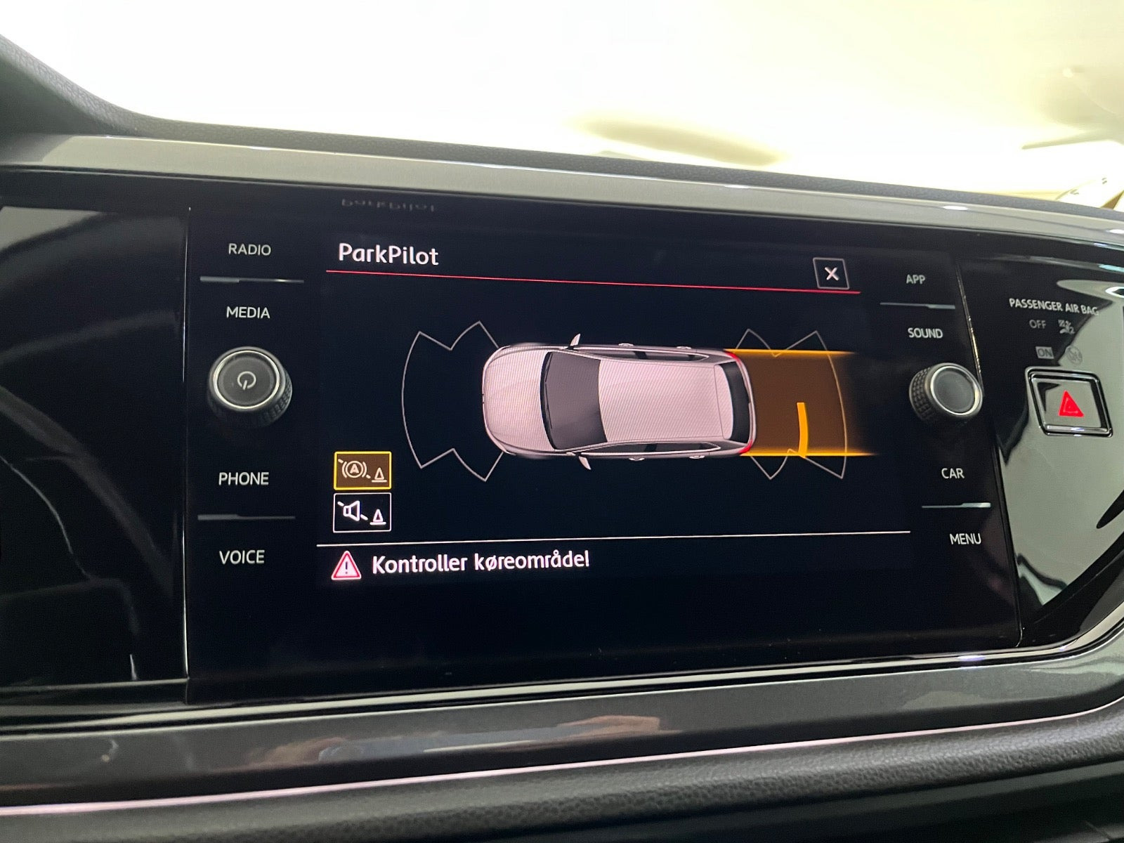 Hvid VW Polo fra 2019