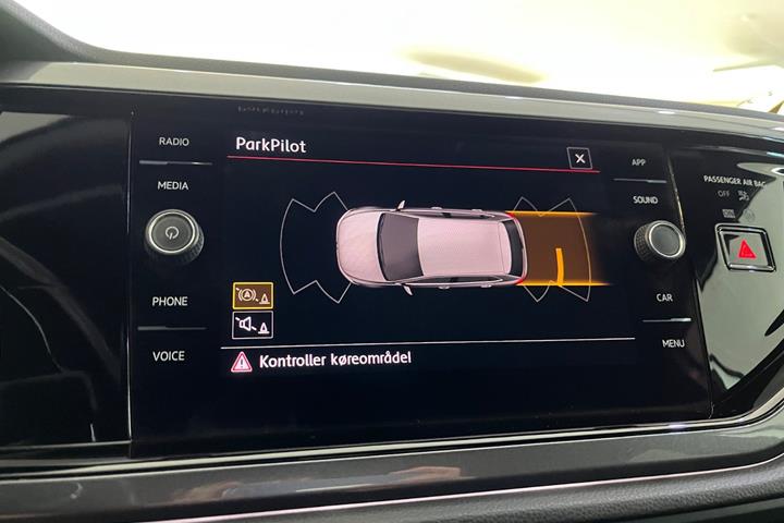 Hvid VW Polo fra 2019