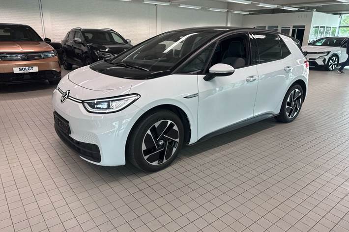Hvid VW ID.3 fra 2021