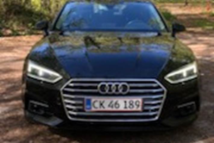 Sort Audi A5 Sportback fra 2019