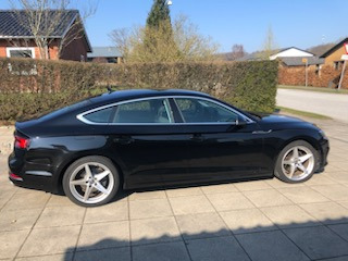 Sort Audi A5 Sportback fra 2019