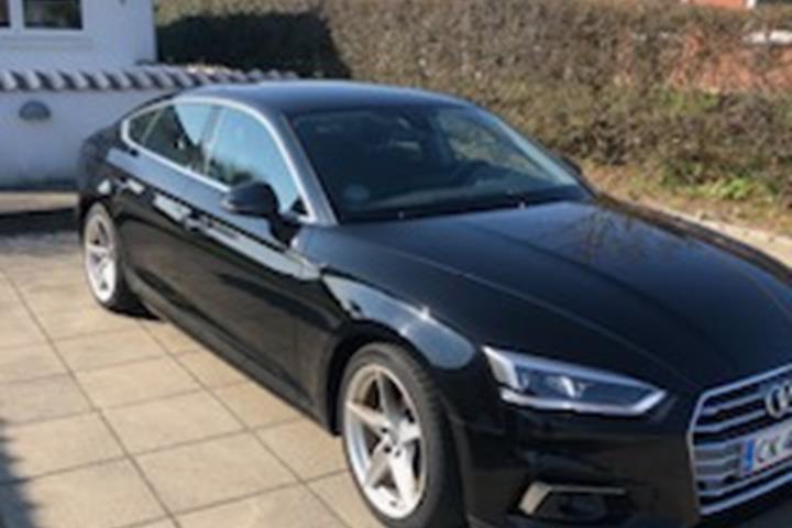 Sort Audi A5 Sportback fra 2019