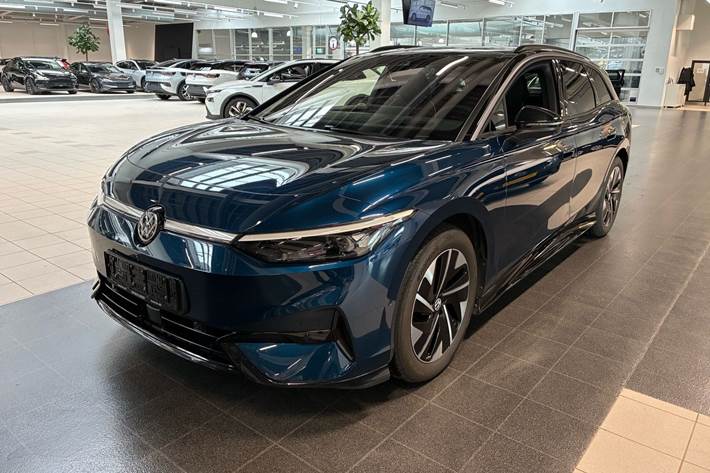 Blå VW ID.7 fra 2025