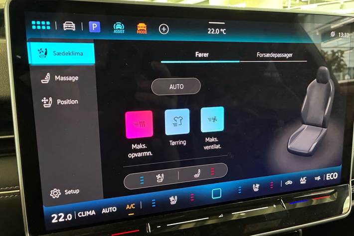 Blå VW ID.7 fra 2025