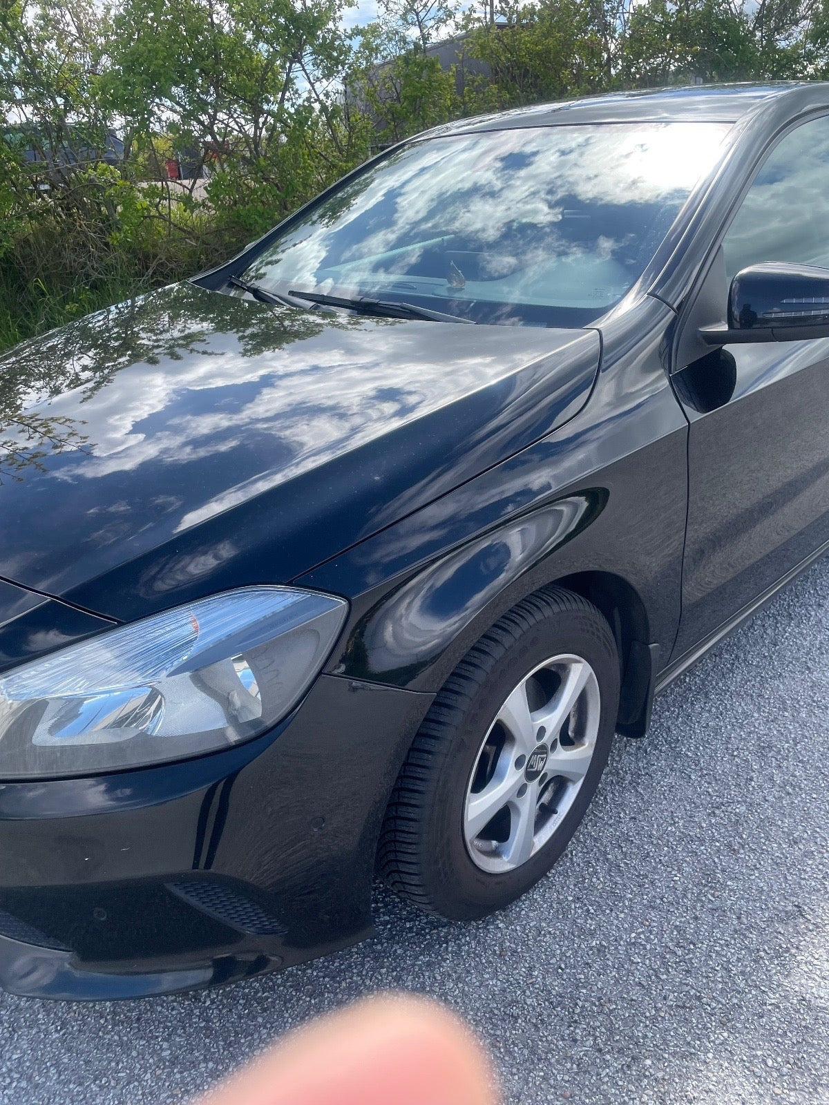 Sort Mercedes A180 d fra 2016