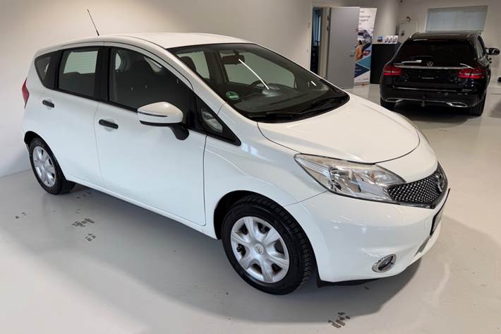 Hvid Nissan Note fra 2014
