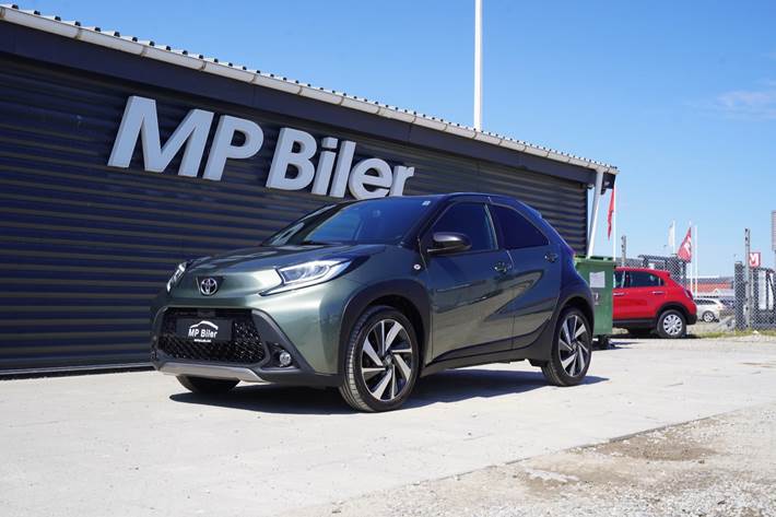 Grøn Toyota Aygo X fra 2022