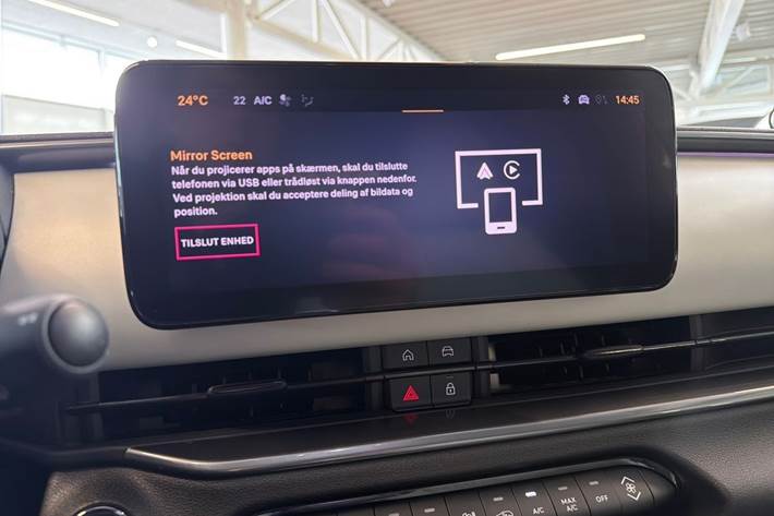 Rød Fiat 600e fra 2023