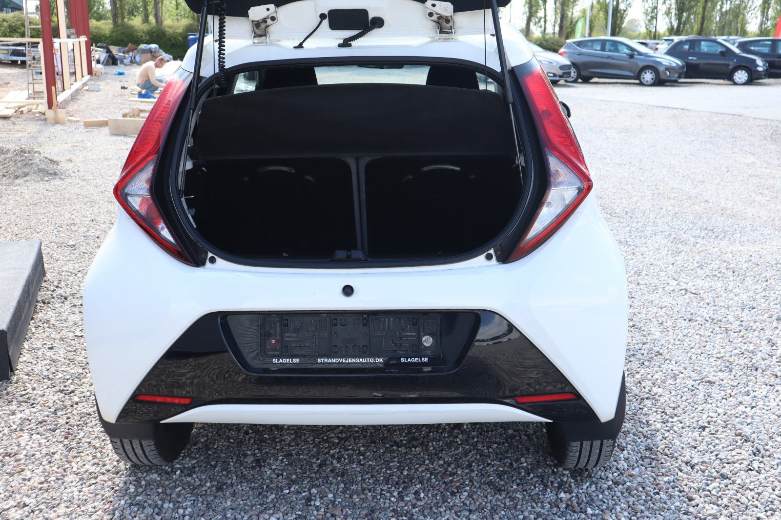 Hvid Toyota Aygo fra 2020