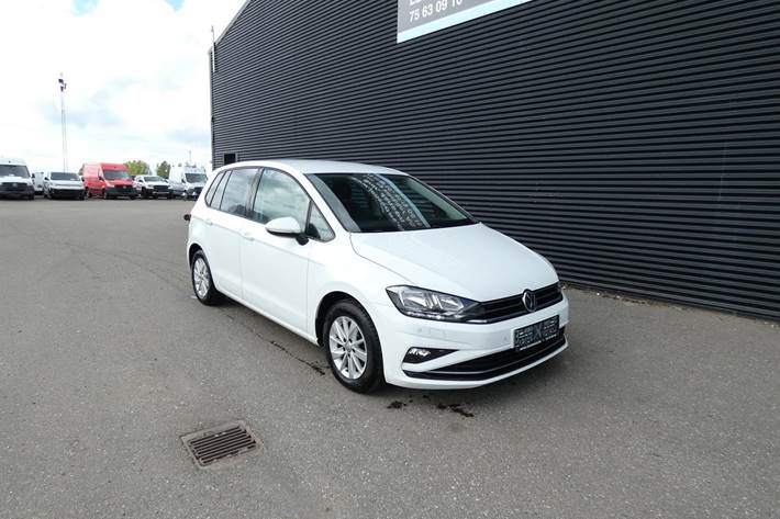 Hvid VW Golf Sportsvan fra 2019