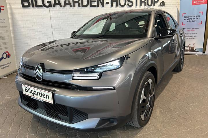 Grå Citroën ë-C4 fra 2025 set udefra