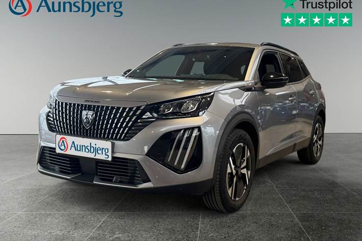 Grå Peugeot e-2008 fra 2025