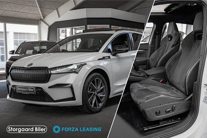 Sølv Skoda Enyaq fra 2022