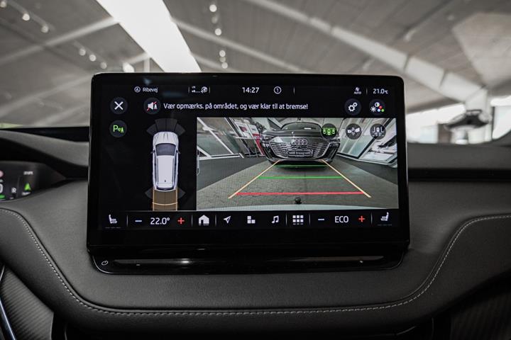 Hvid Skoda Enyaq fra 2022