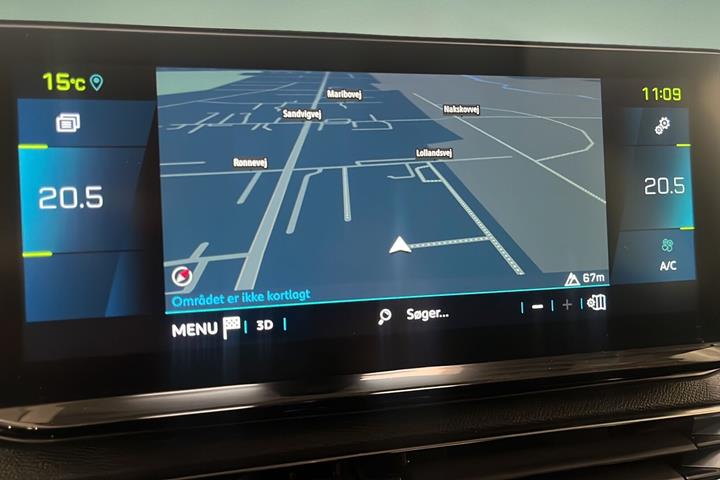 Sølv Peugeot 3008 fra 2021