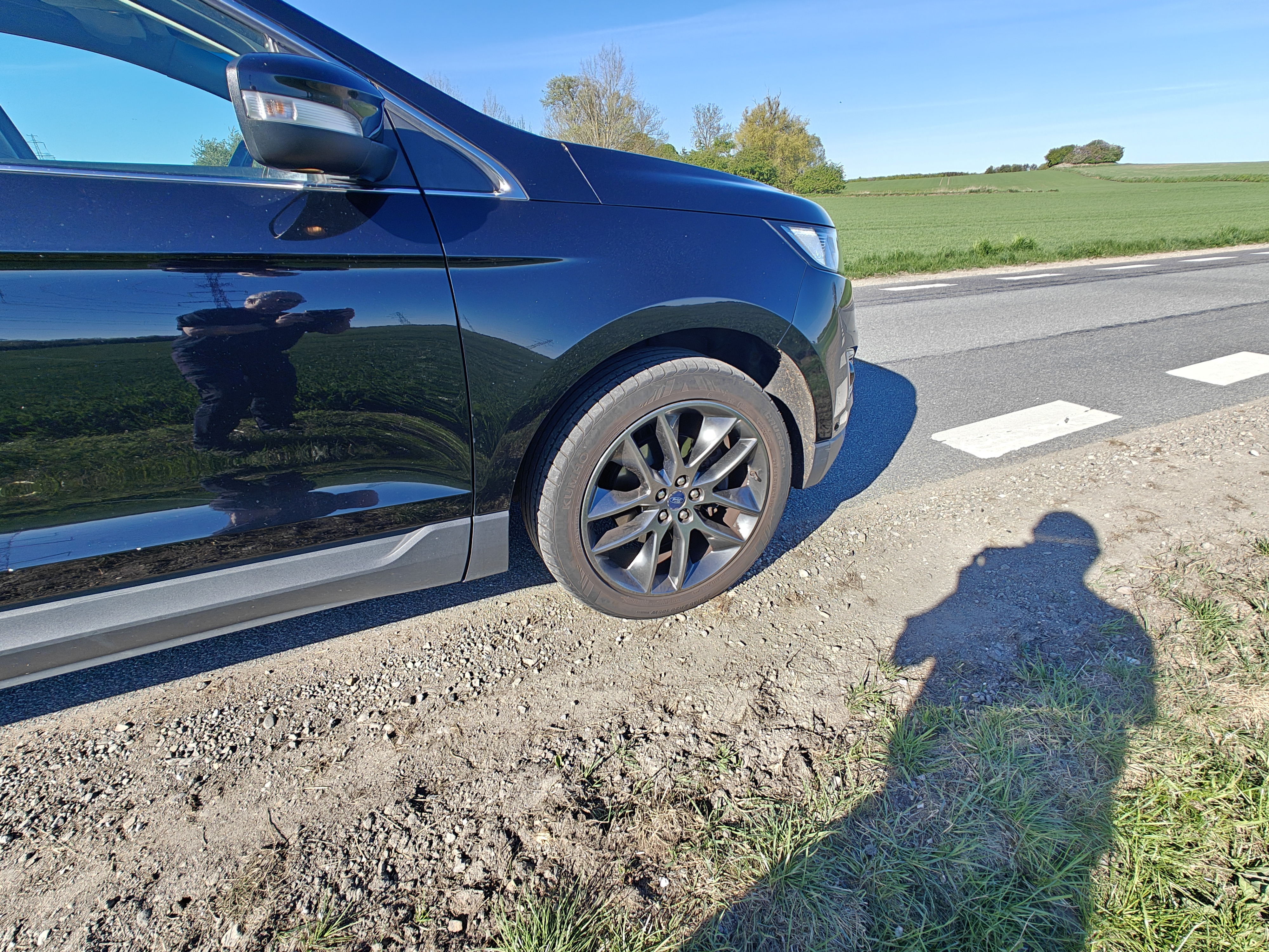 Sort Ford Edge fra 2017