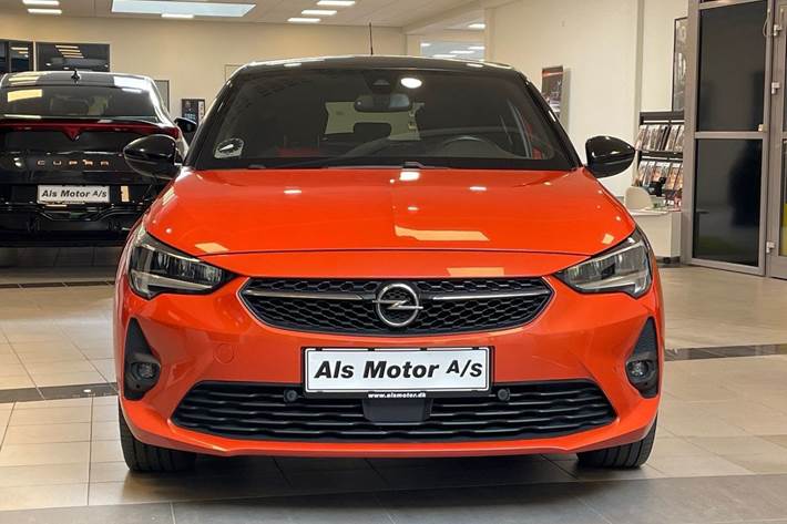 Orange Opel Corsa-e fra 2021