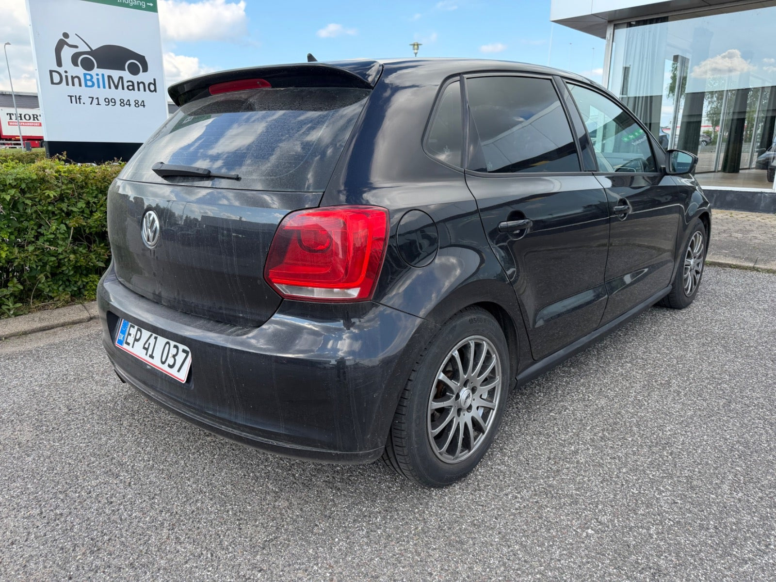 Sort VW Polo fra 2010