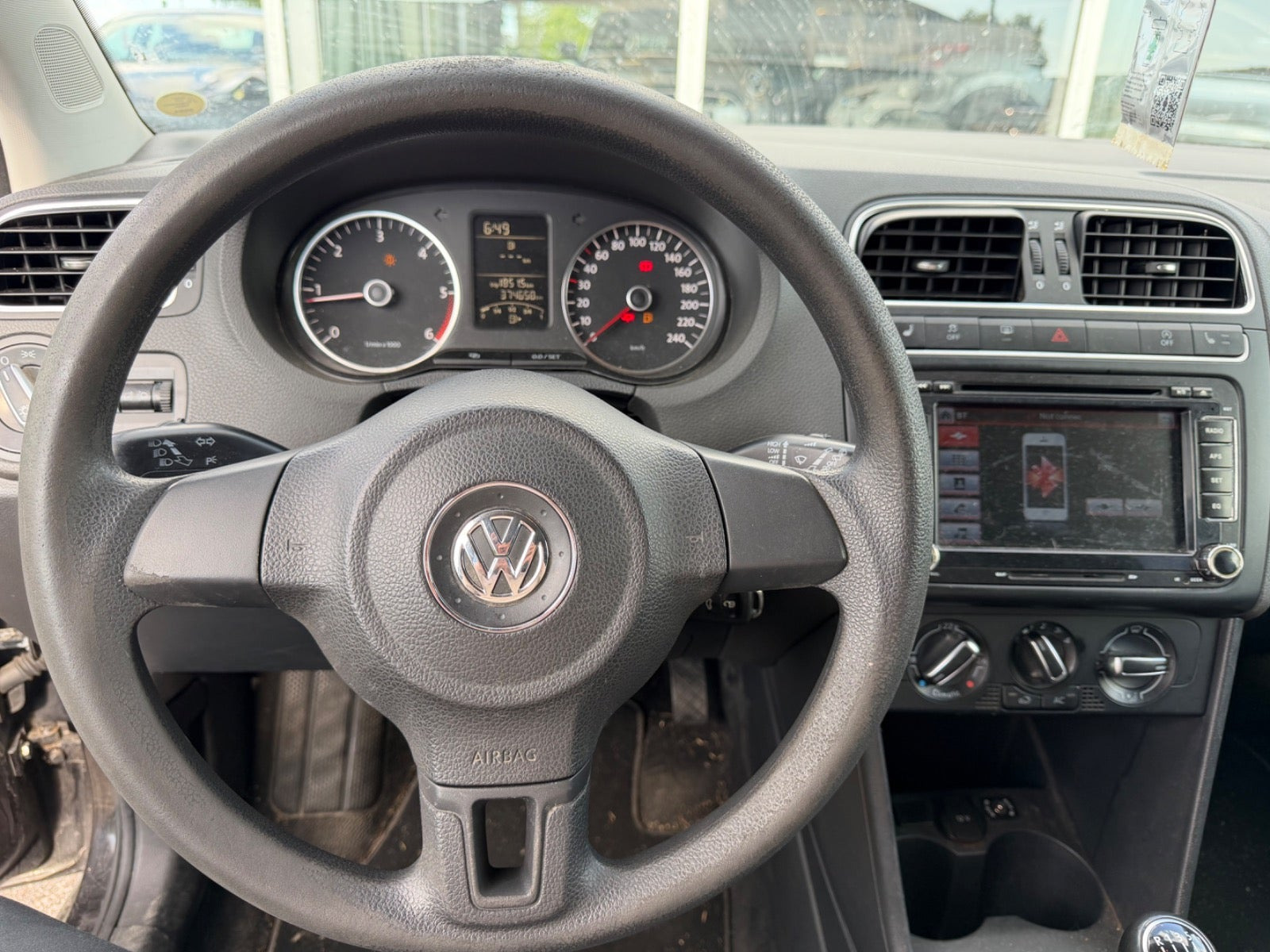 Sort VW Polo fra 2010
