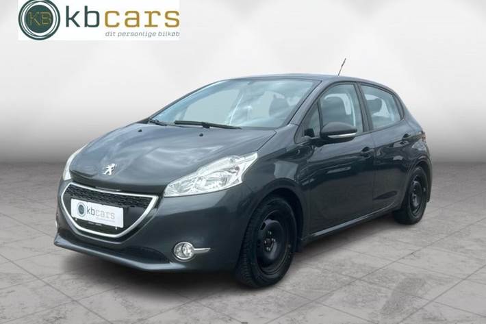 Grå Peugeot 208 fra 2012
