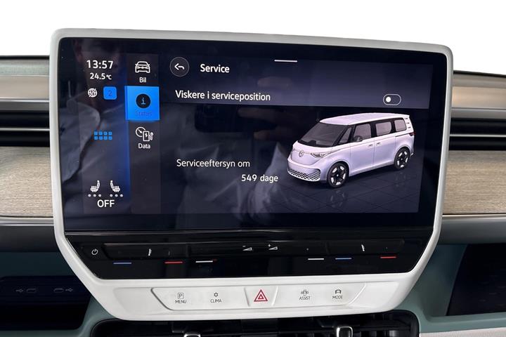Grå VW ID.Buzz fra 2022