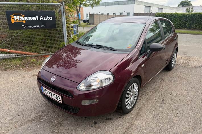 Grøn Fiat Punto fra 2012