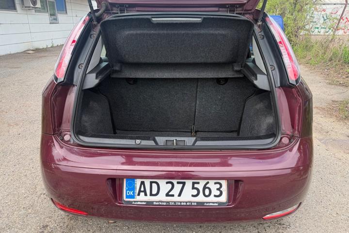 Grøn Fiat Punto fra 2012