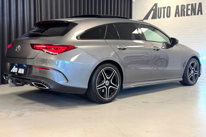 Grå Mercedes CLA220 d fra 2020