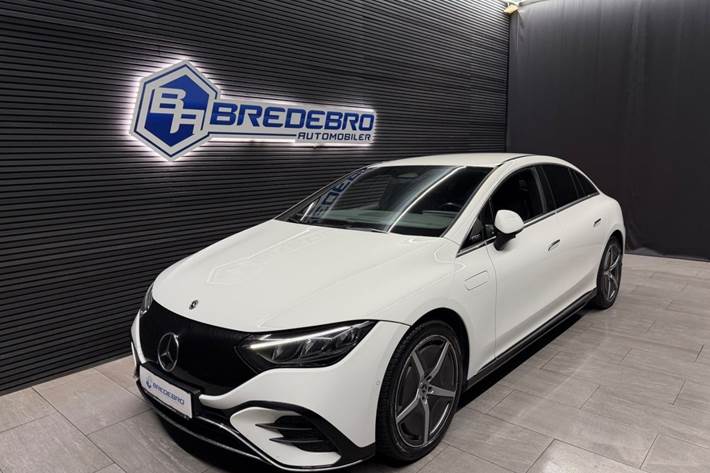 Hvid Mercedes EQE350+ fra 2022