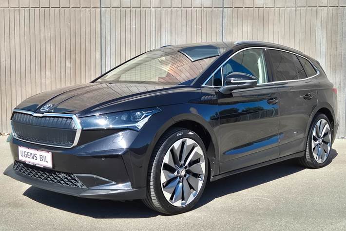 Sort Skoda Enyaq fra 2021